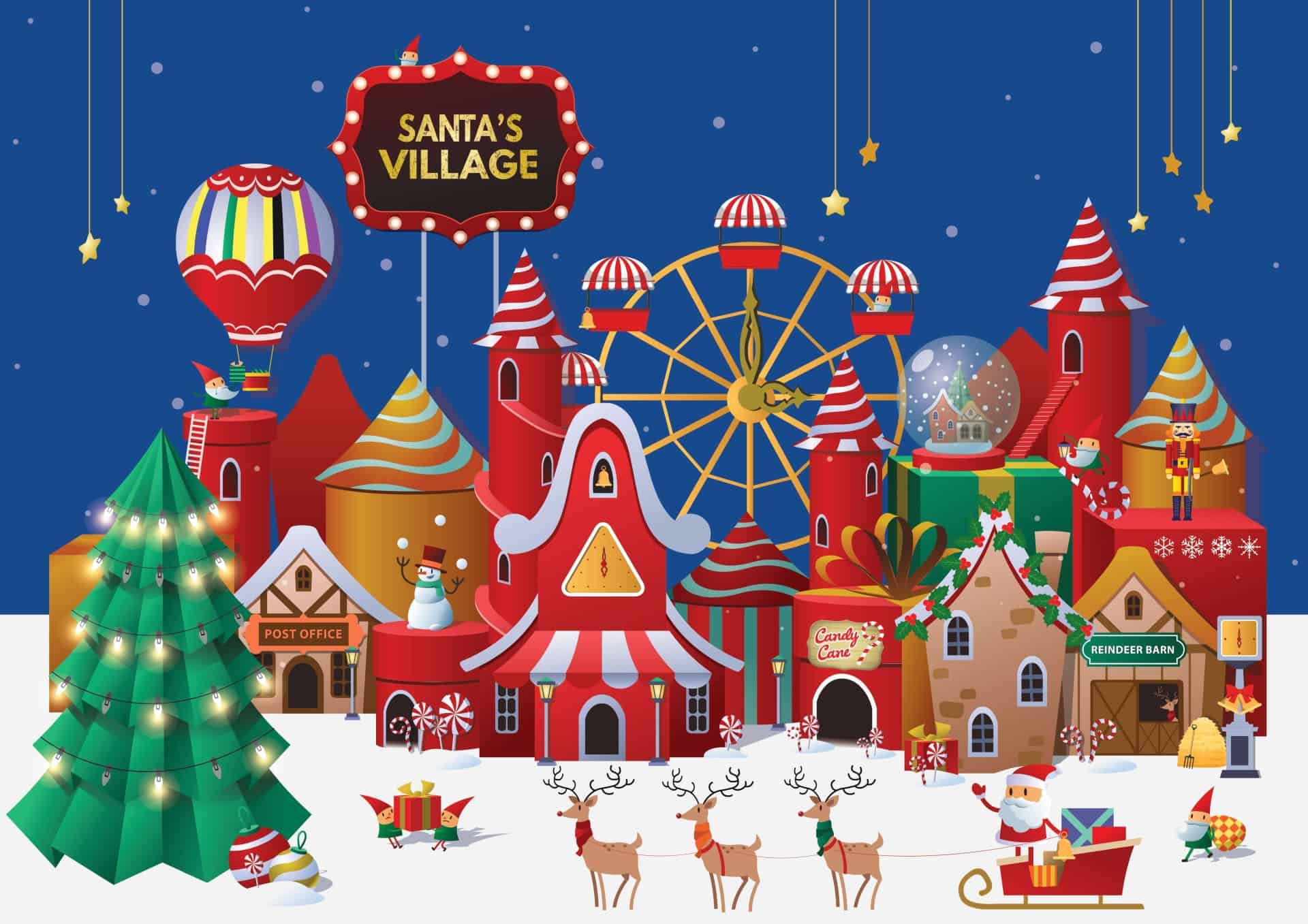 A GIFT FOR YOU – UNWRAP THE HOLIDAY MAGIC WITH SANTA’S VILLAGE CHALLENGE!